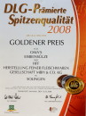Goldener Preis für Oma's Eisbeinsülze 2008